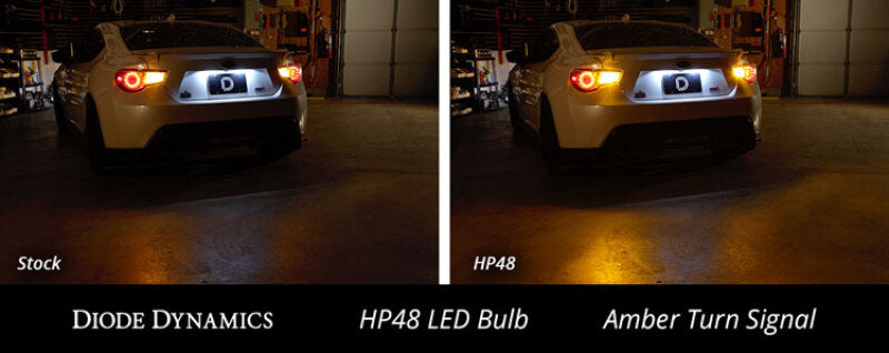 Diode Dynamics 1156 LED Bulb HP48 LED - Amber (Single)