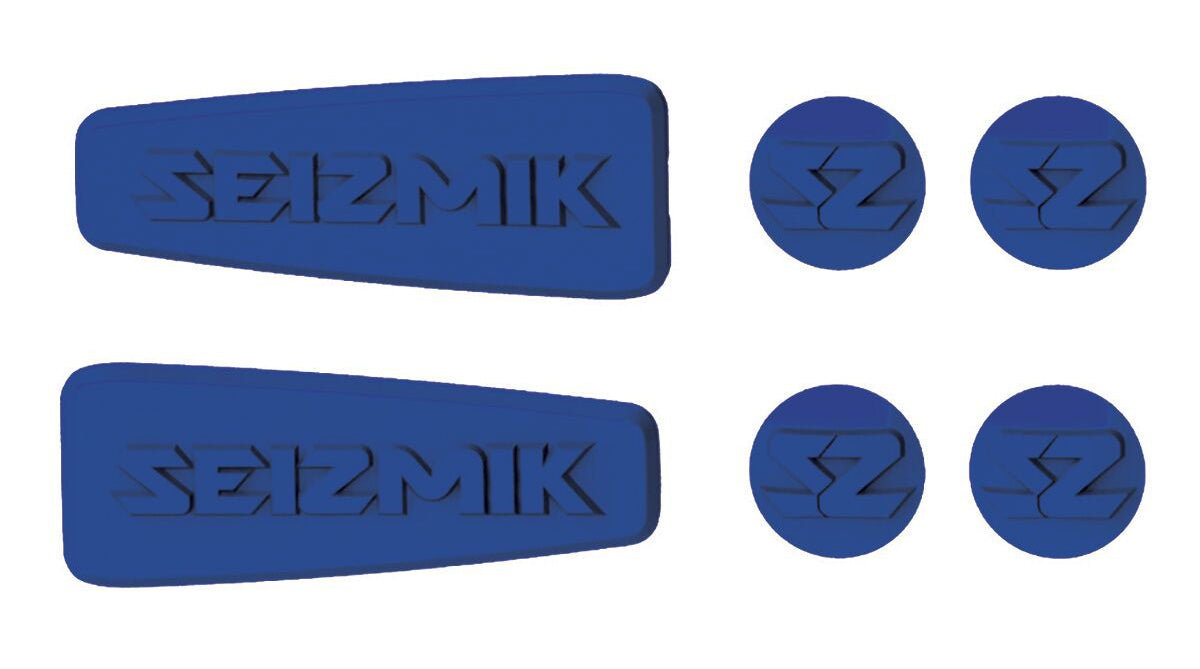 SEIZMIK Pursuit Mirror Insert Kit Blue for ATV/UTV - Side Mirror Accessory