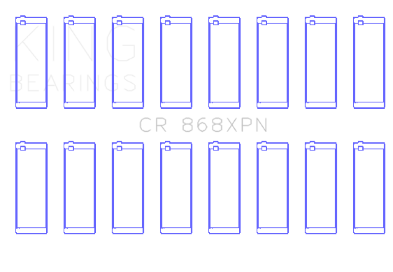 King Engine Bearings Ford Prod V8 4.6L/5.4L Performance Rod Bearing Set - Size +0.25mm