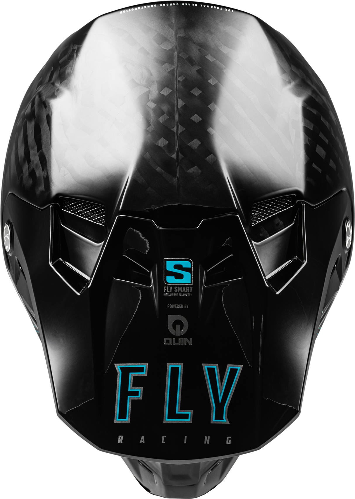 Fly Racing Formula S Carbon Helmet for Motorcycle and ATV – Small, Black