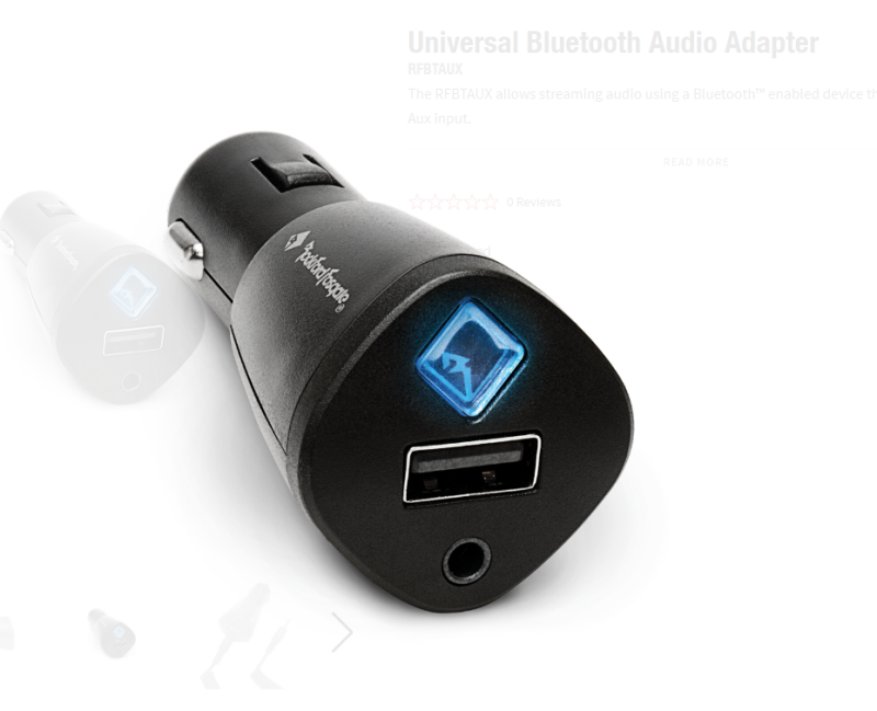 Rockford Fosgate RFBTAUX-DISP Bluetooth Adapter Display for Powersports Vehicles
