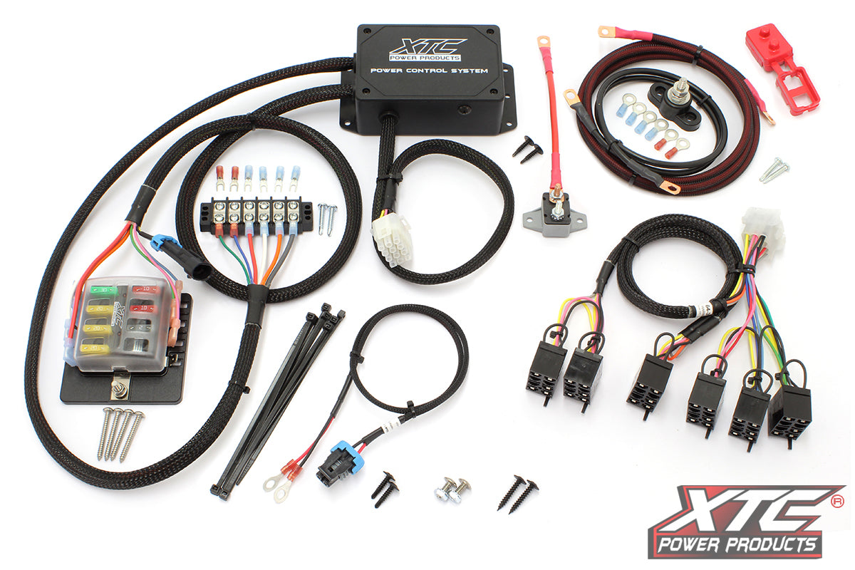 XTC Power Products Plug N Play Power Control with 6 Switch System for Polaris RZR & Ranger Models - Part PCS-64-NS
