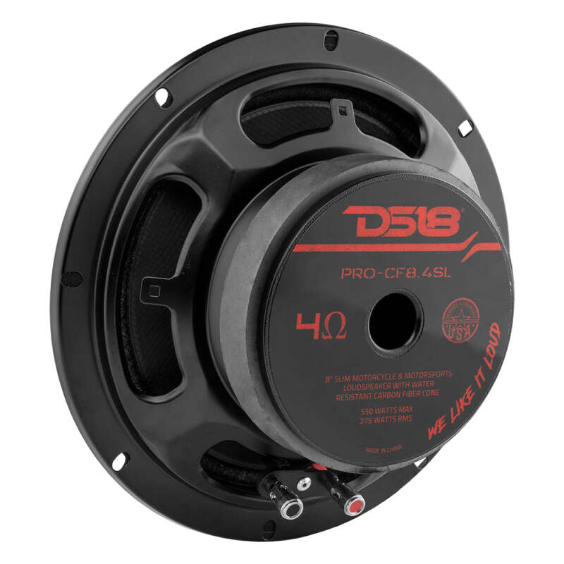 DS18 PRO-CF8.4SL 8-Inch 275W RMS 4-Ohm Mid-Bass Loudspeaker for Car Audio