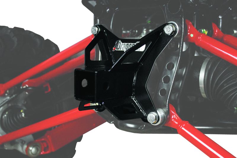 DragonFire Racing 19-22 Honda Talon Receiver Hitch Part 522107 – Heavy-Duty Steel Rear End Support and Frame Gusset