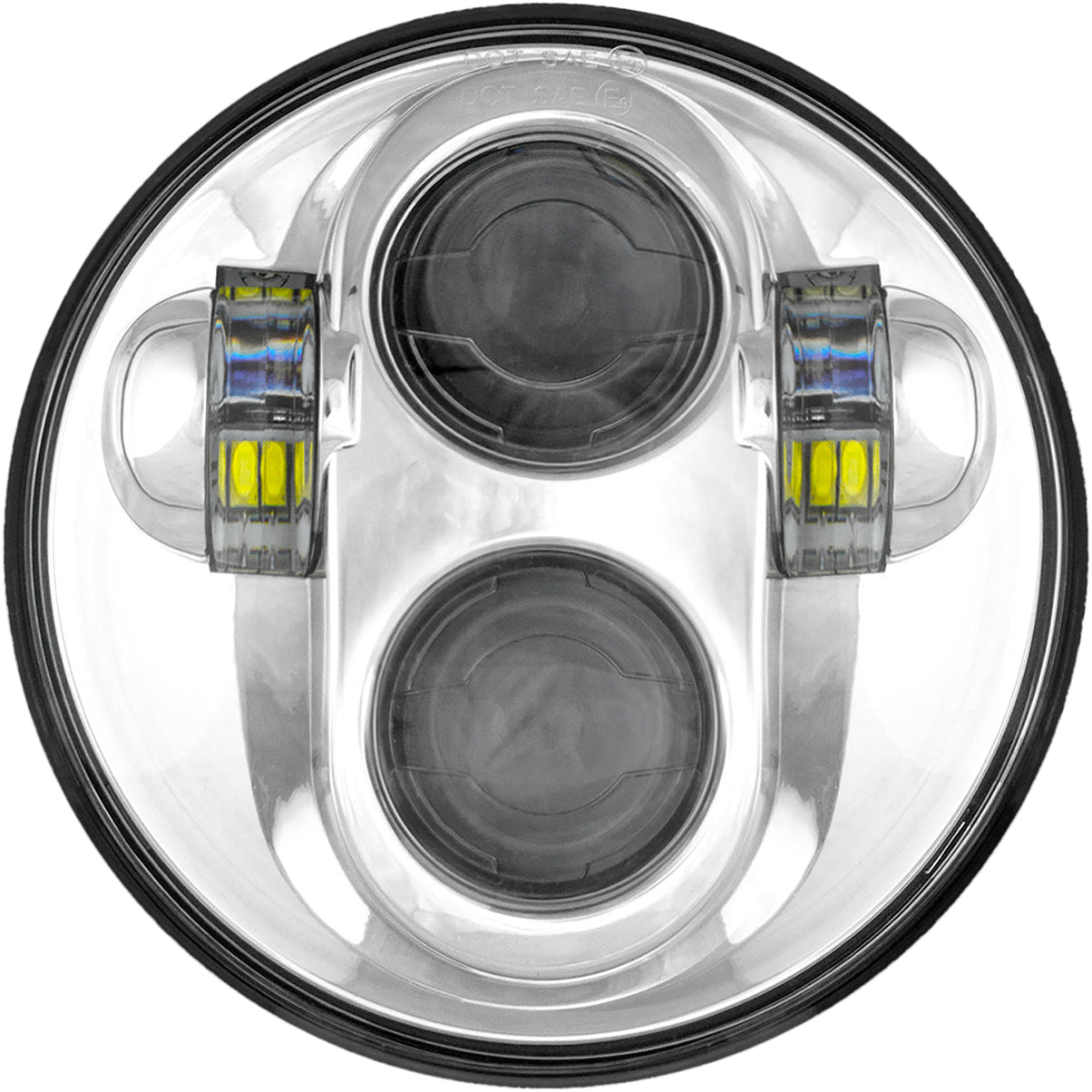 CYRON ABIG5-A6KC 5.75-Inch Urban Headlight for Cars and Motorcycles with Wide Angle Coverage