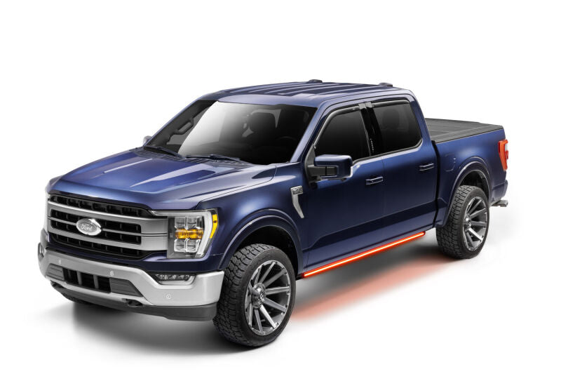 AMP Research PowerStep Vision Lighted Electric Running Boards for 2021-2025 Ford F-150 Crew Cab