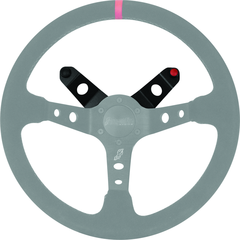 DragonFire Racing Deep Steering Wheel Plate Part 522021 for 6-Bolt Steering Wheels with Switches