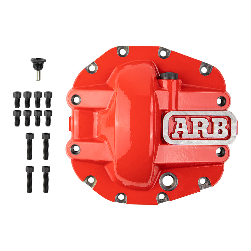 ARB M200 Axle Differential Cover for Jeep Wrangler and Ford Ranger - Red