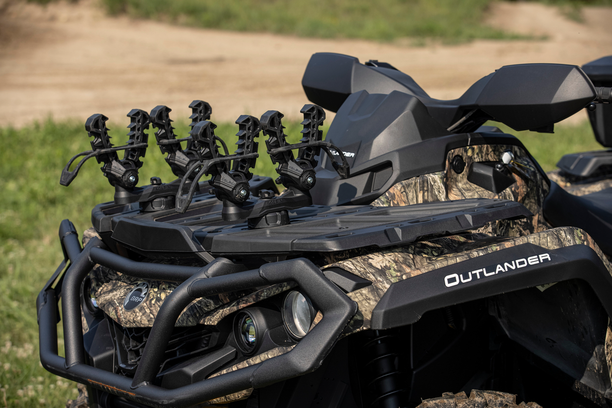 KOLPIN Rhino Grip XLR Double LINQ - Heavy-Duty ATV and UTV Gear Mount with Adjustable Clamps