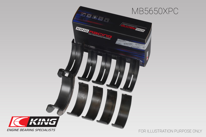 King Engine Bearings Ford 370/ 429/ 460 16V OHV (Size 1.0) Main Bearing Set