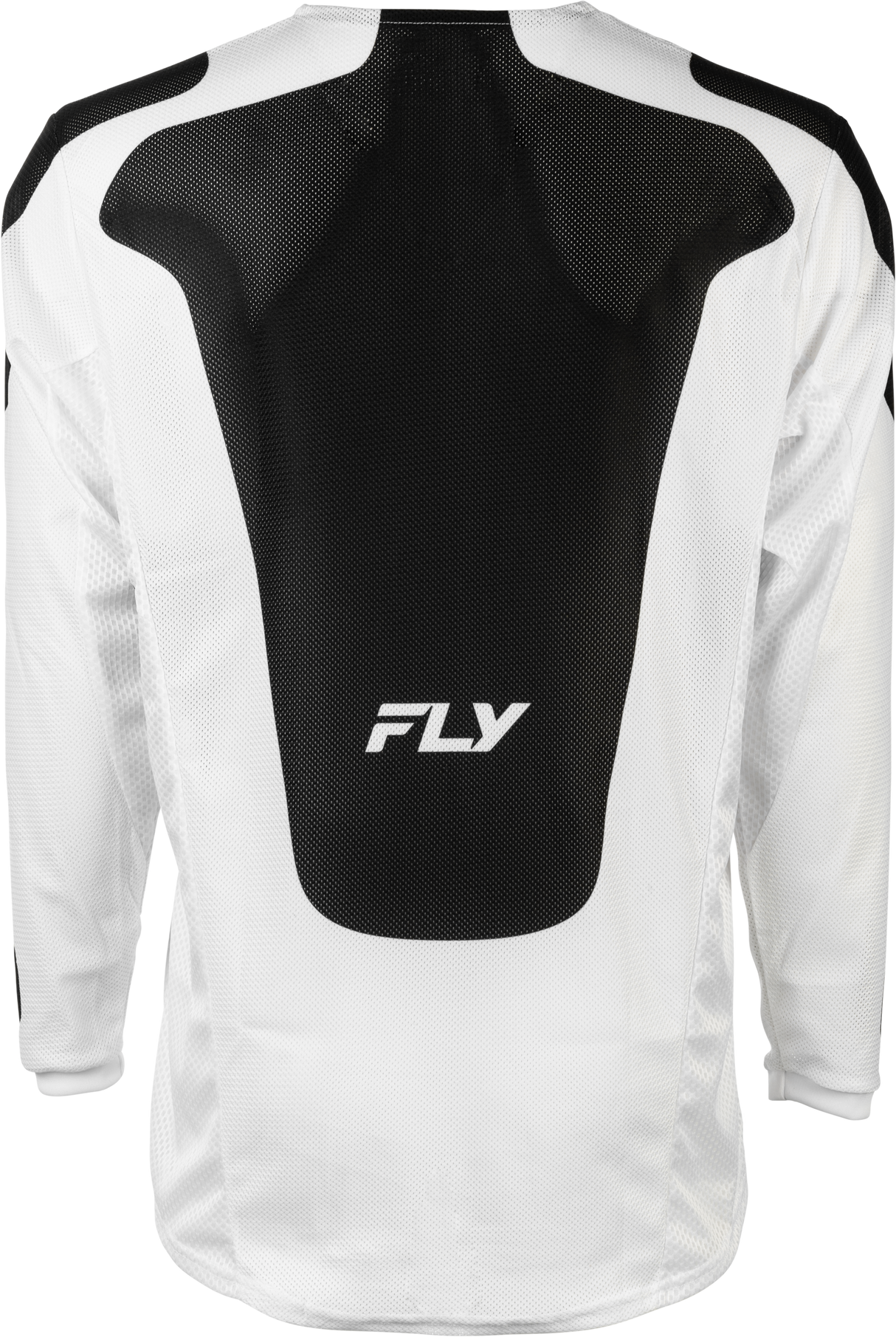 Fly Racing Kinetic Mesh Sym Jersey White/Black XL for Off-Road and Dirt Bikes