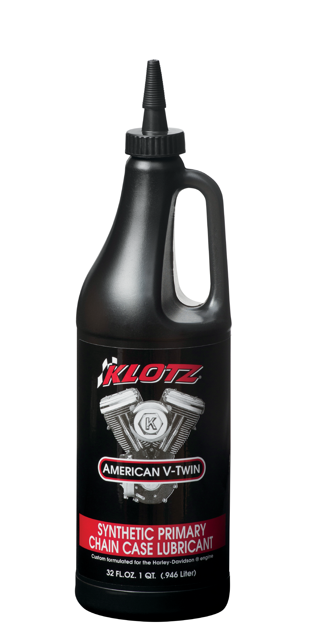 KLOTZ American V-Twin Synthetic TechniPlate Chain Case Lubricant 32 Fl Oz for Harley Davidson Big Twin Models