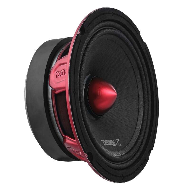 DS18 PRO-X6.4BM 6.5-Inch 250W RMS 4 Ohm Mid-Range Bullet Loudspeaker for Car Audio