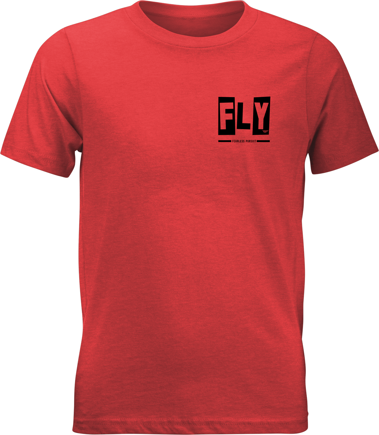 Fly Racing Youth Punk Tee Red - Part Number 354-0417YS, Ideal for ATV, Motocross, and Off-Road Vehicles