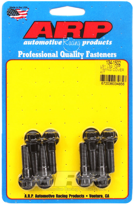 ARP 12pt Timing Cover Bolt Kit for Chevy LS1 and LS2 Engines - Model 134-1502