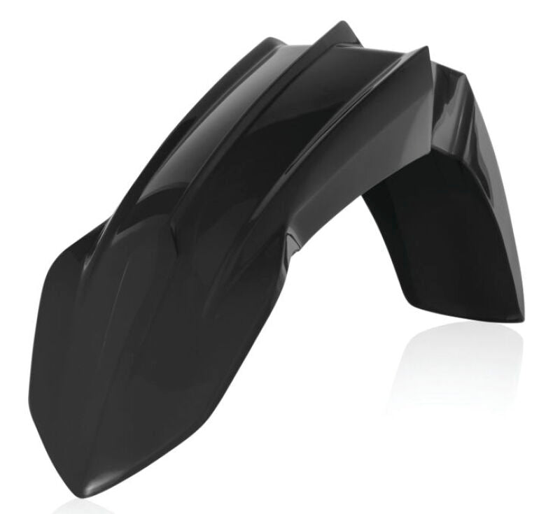 Acerbis 2685850001 Front Fender for Yamaha YZ125, YZ250, YZ125X, YZ250X, YZ250F, YZ450F, WR450F, YZ250FX, YZ450FX, WR250F - Black