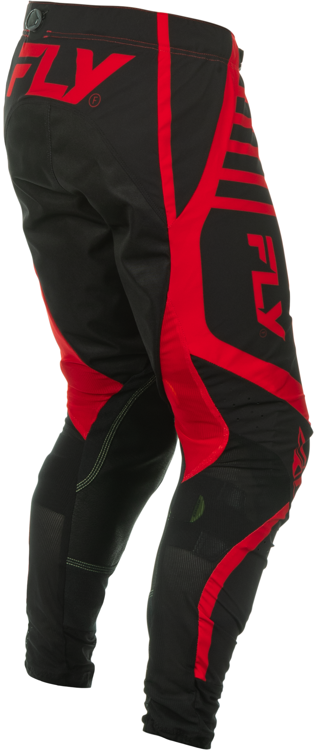 Fly Racing Lite Pants Black/Red Size 32 – Lightweight Motorcycle Riding Pants with Mesh Panels and BOA® Fit System for Men and Women