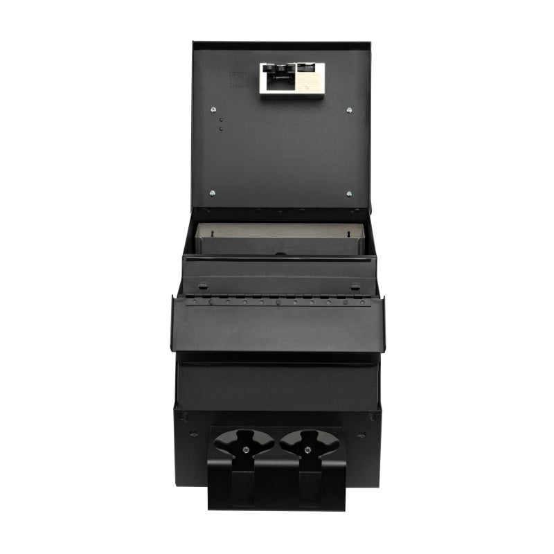 Tuffy Products 017-01 Deluxe 12.5-Inch Black Steel Security Console for Powersports Vehicles