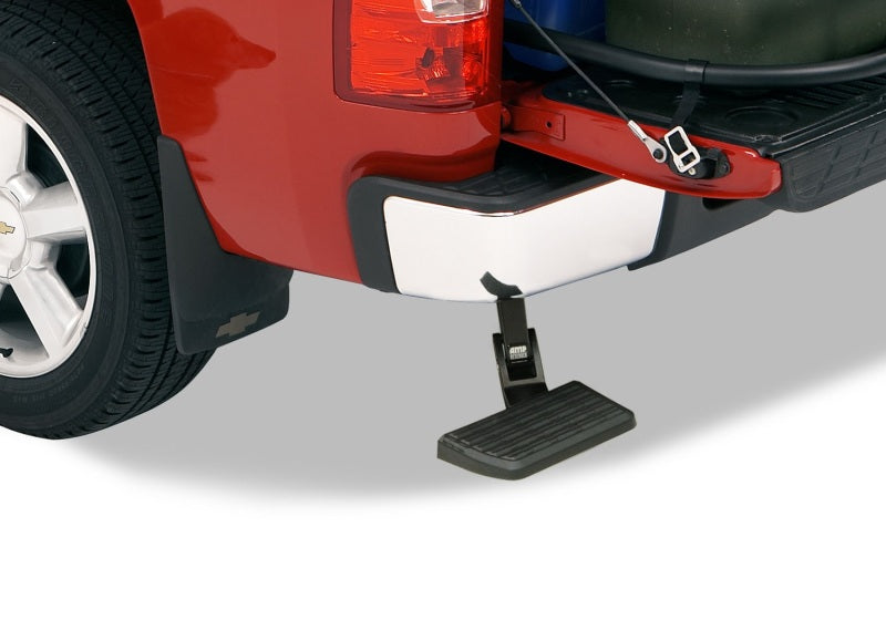 AMP Research BedStep Retractable Rear Bumper Access Step for Chevy Silverado and GMC Sierra (Part Number 75301-01A)
