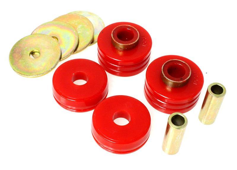 Energy Suspension Hyper-Flex Red Universal Mounts/Isolator Kit for GM 2WD Vehicles – Part Number 9.4101R