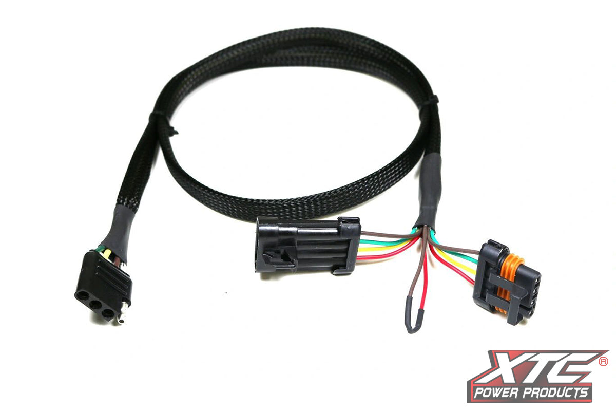 XTC Power Products Plug N Play 4 Pin Trailer Light Adapter for Honda Pioneer and Polaris General Models