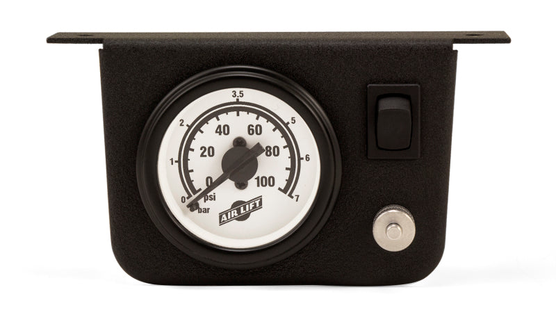 Air Lift Load Controller II - Single Gauge with Low Pressure Sensor for Light to Medium Duty Vehicles