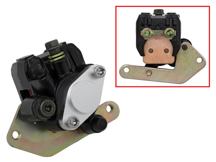 BRONCO BRAKE CALIPER, REAR WITH BRAKE PADS