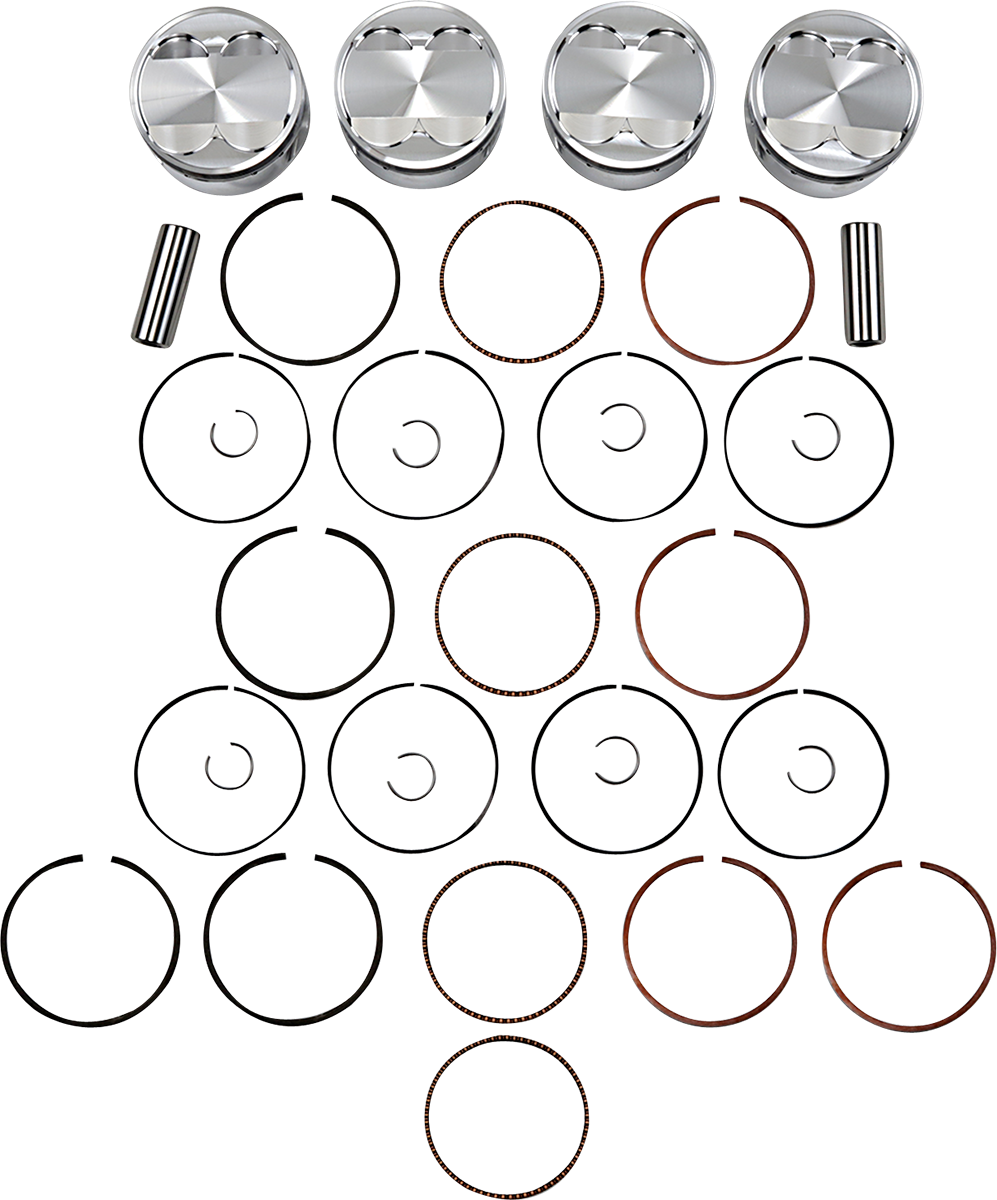 JE PISTONS Piston Kit - 81.00 mm - 11.0:1 CR - Suzuki 201165