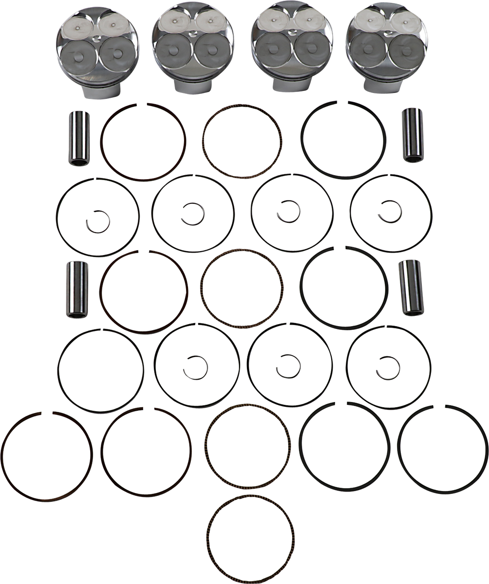 JE PISTONS Piston Kit - 83.00 mm - 13.0:1 CR - Kawasaki 261533