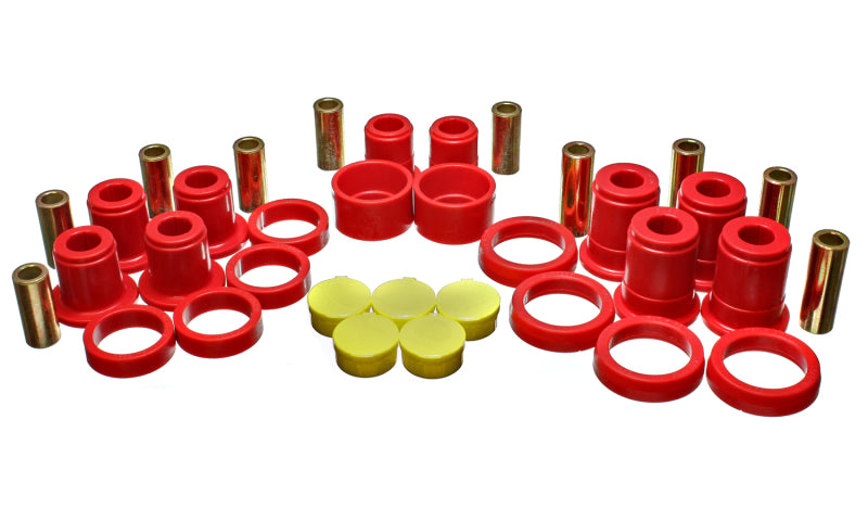Energy Suspension 3.3194R Hyper-Flex Rear Control Arm Bushing Set for Chevrolet Avalanche and Suburban, Fits 2002-2004 Models