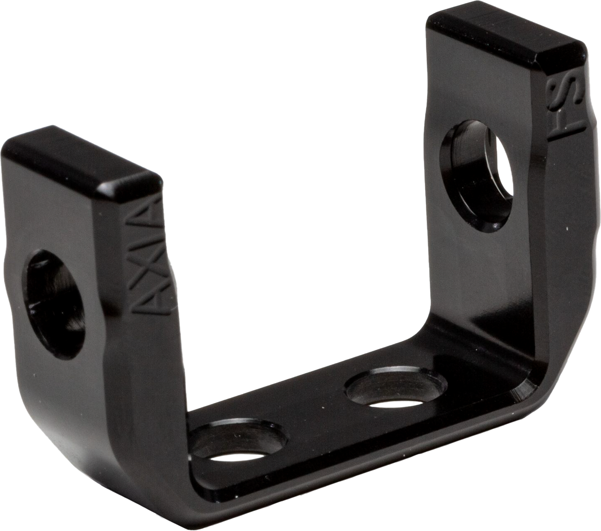 AXIA MODCLFS-BK Flat Surface Mounting Clamp for ATV/UTV Roll Cages, Black