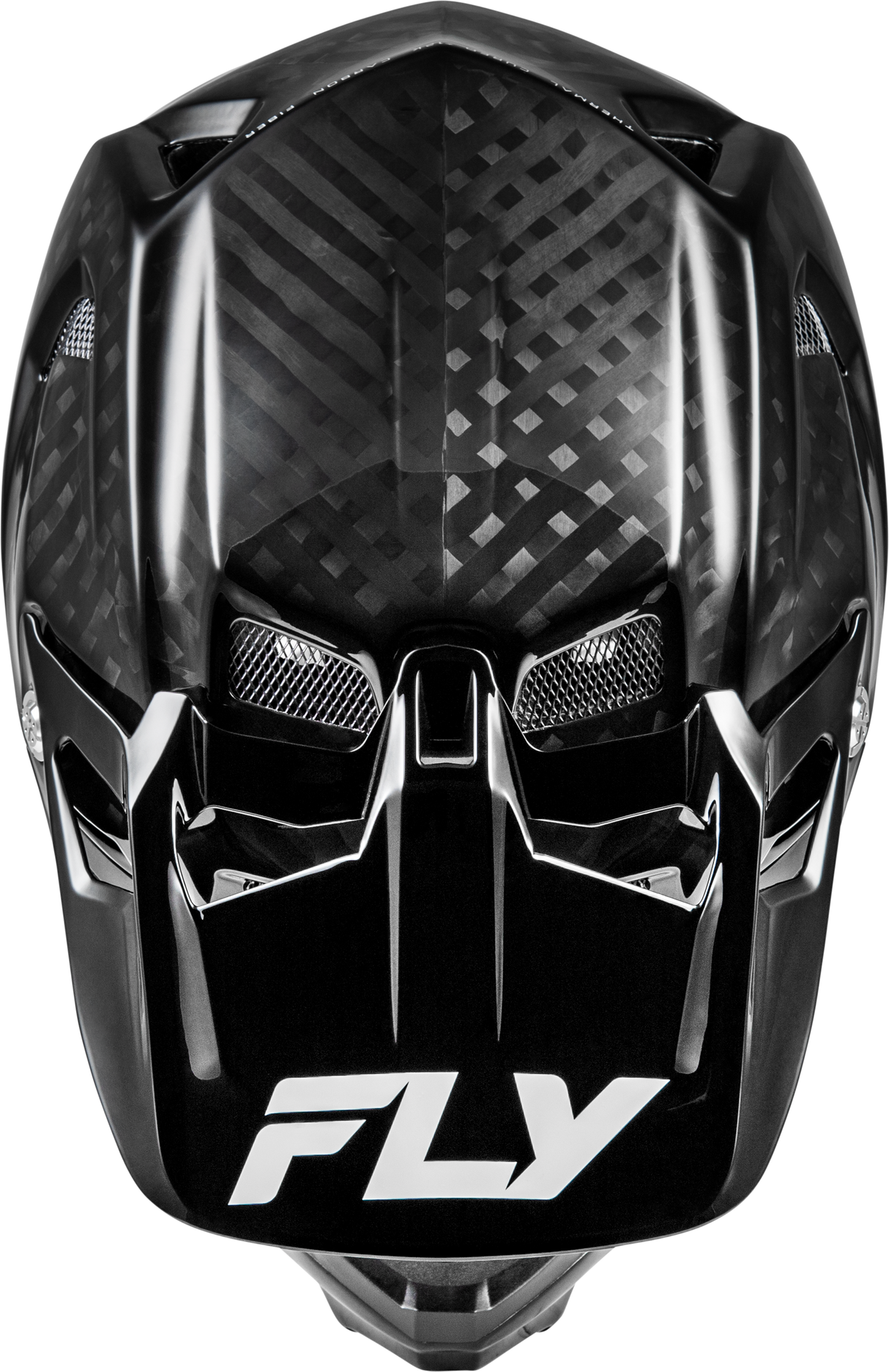 Fly Racing YTH Werx R Carbon Youth Helmet - Black and Yellow for ATV, Dirt Bike, and Motocross