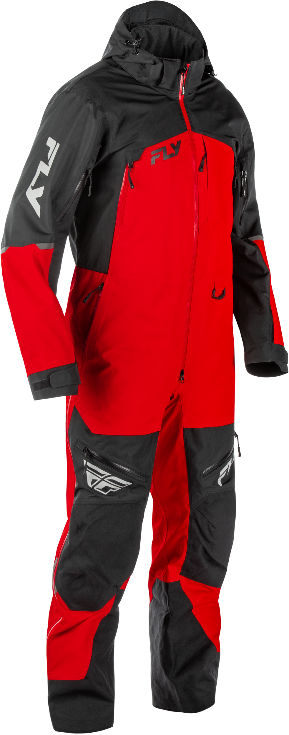 Fly Racing Incline Monosuit Red/Black Medium - Waterproof Motorcycle Suit with Sympatex® Ljubljana Shell for ATV and Off-Road Vehicles