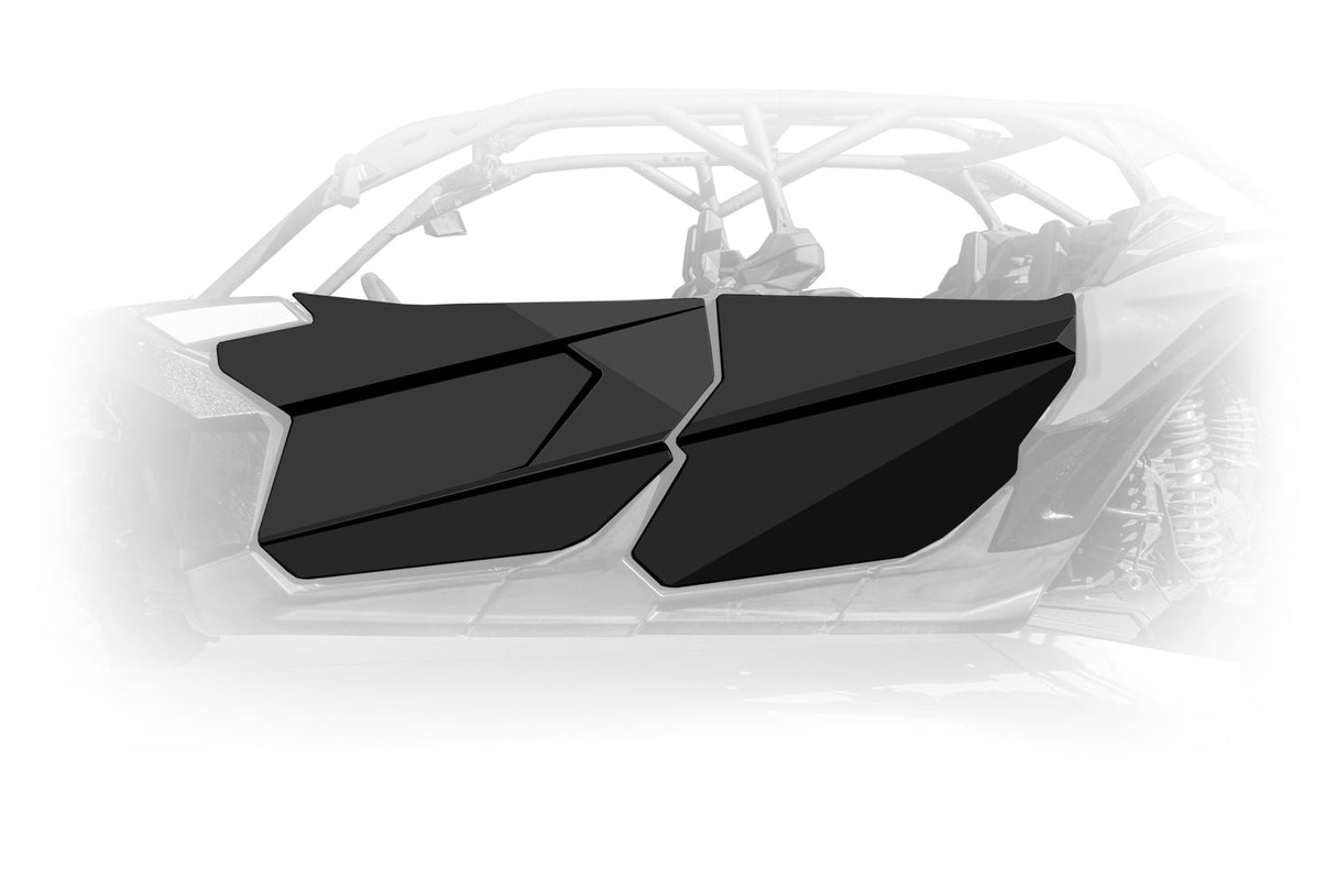 DRT Motorsports smooth black ABS front doors for Can-Am X3 2017+ Front and back doors