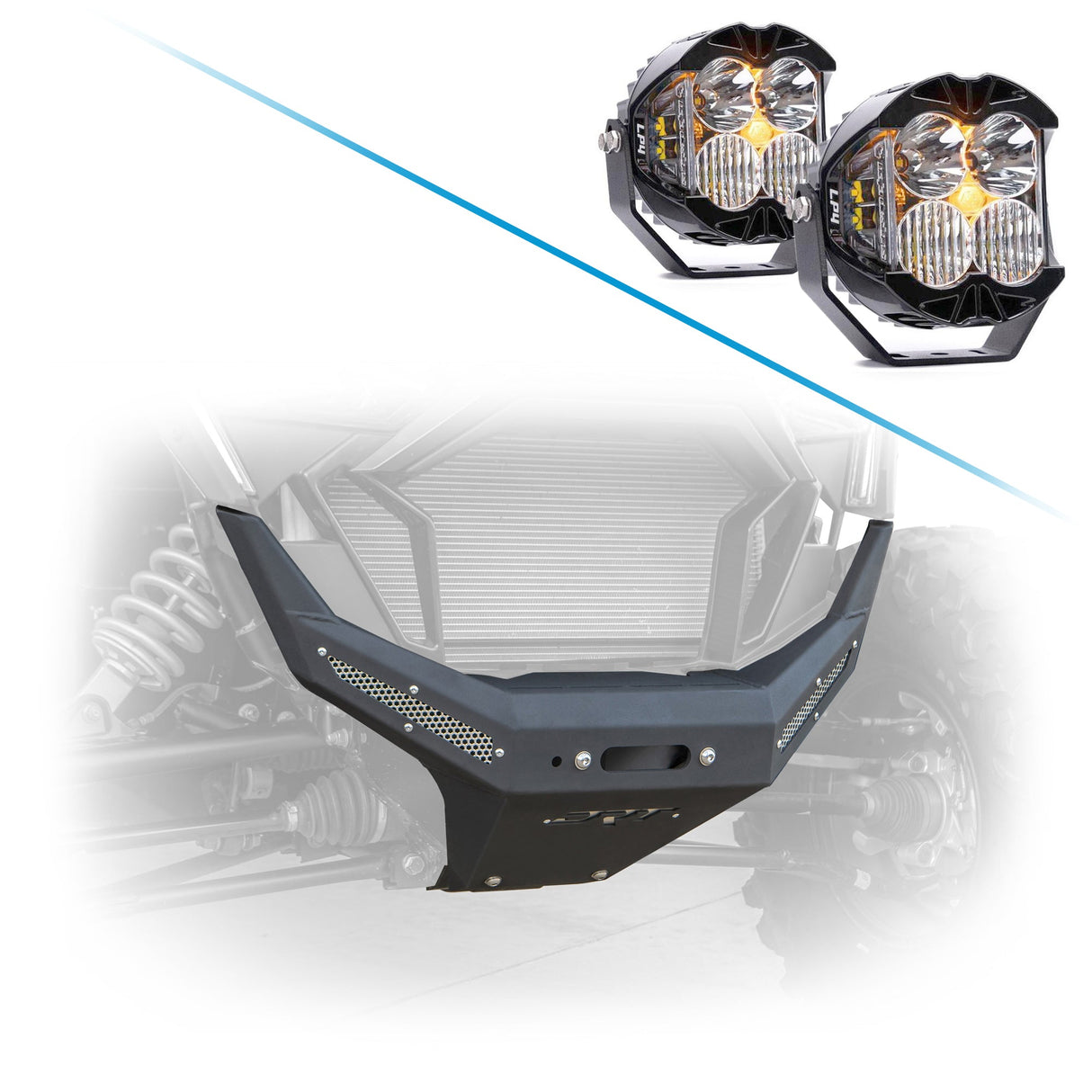 DRT Motorsports Polaris Polaris RZR Pro XP 2020-2024 Front Winch Bumper