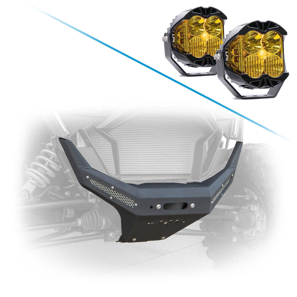 DRT Motorsports Polaris Polaris RZR Pro XP 2020-2024 Front Winch Bumper
