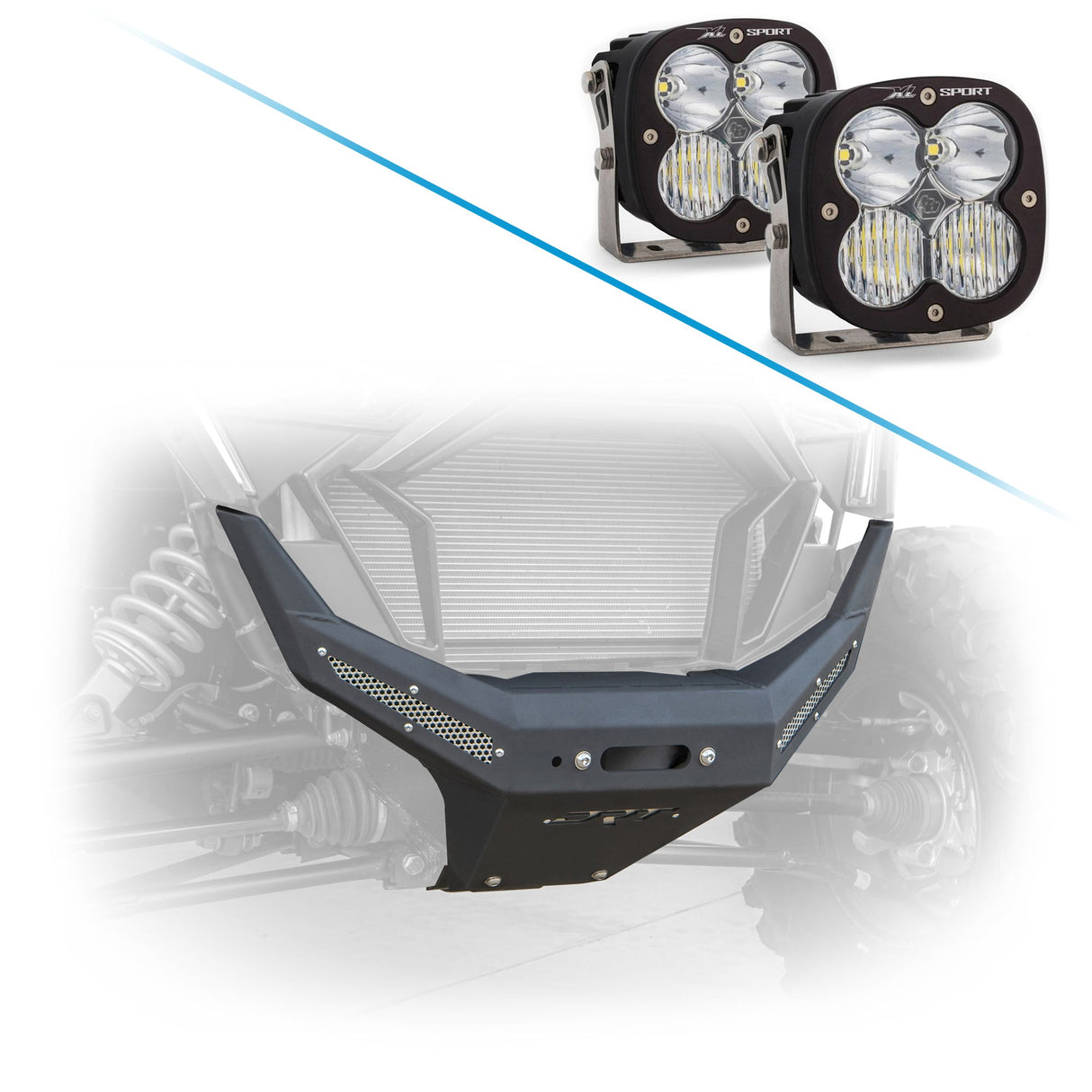 DRT Motorsports Polaris Polaris RZR Pro XP 2020-2024 Front Winch Bumper