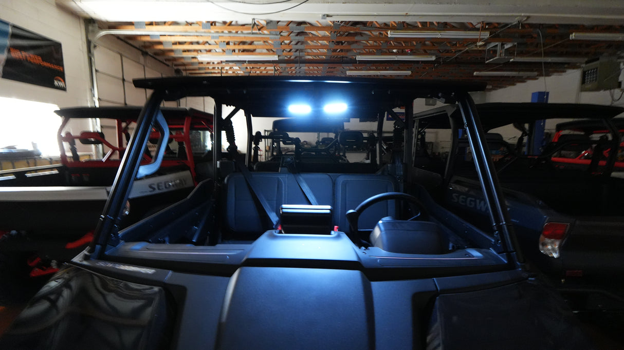 UTV Rearview Mirror built in LED dome light (Fits: RZR, X3, Rangers)