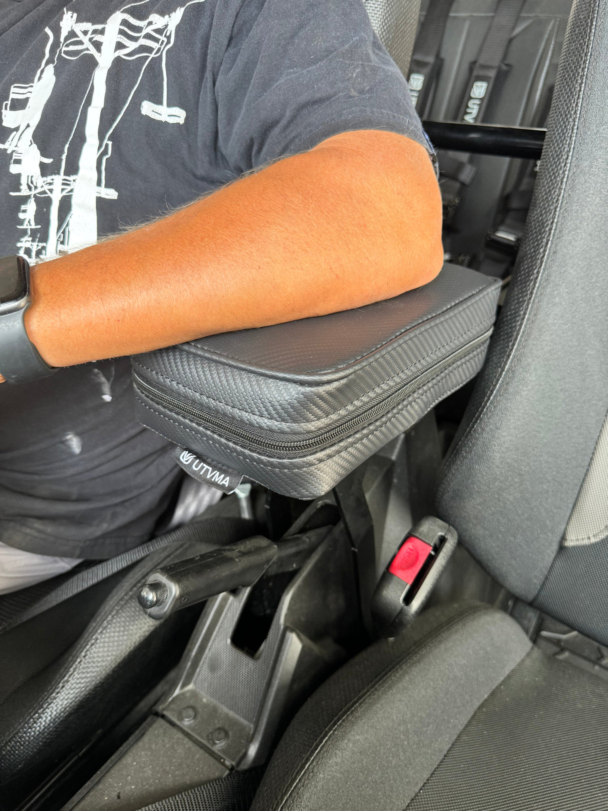 UTVMA Kawasaki KRX Front Armrest with Bracket (2020-2025)