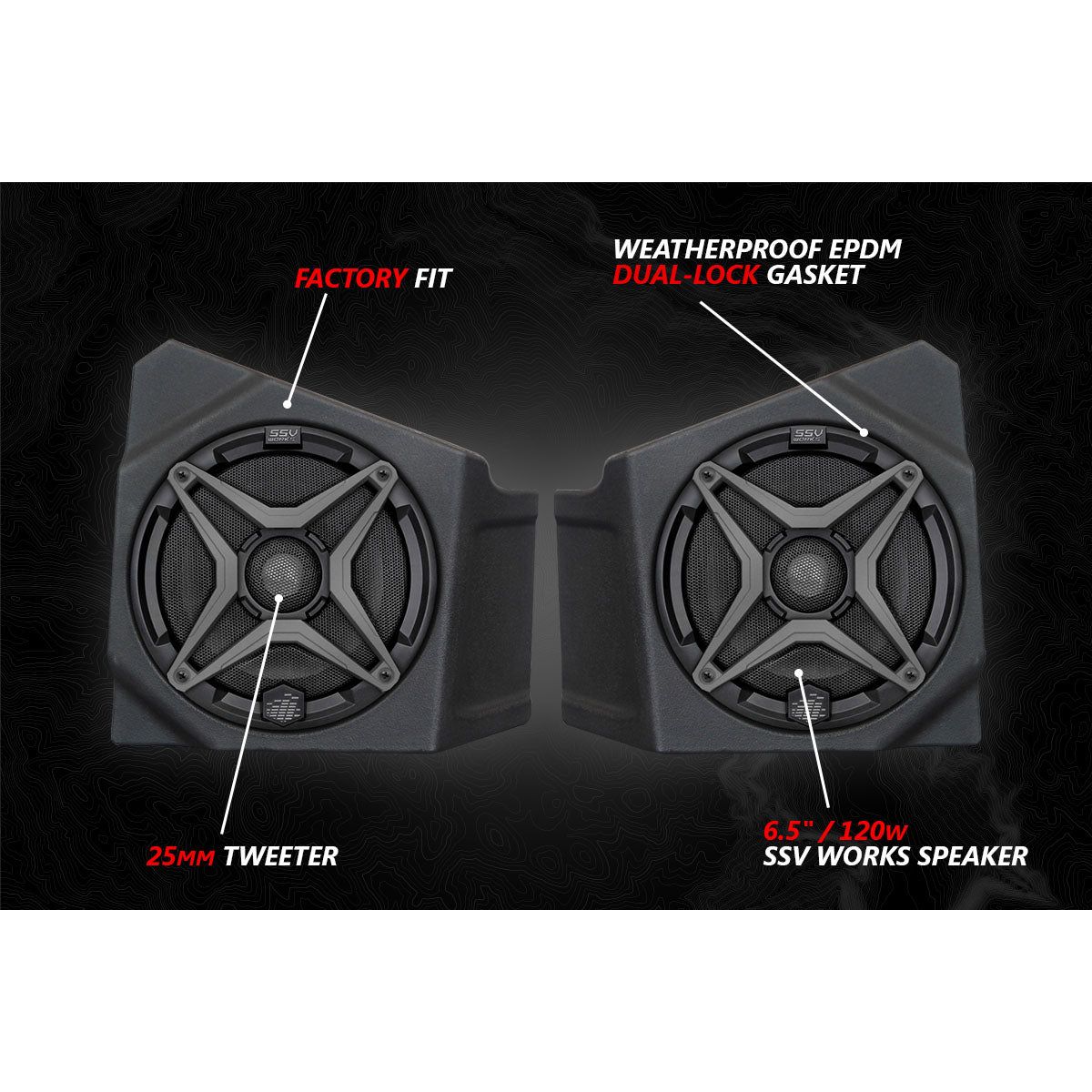 Kawasaki KRX A-Spec 5 Speaker Audio-Kit with JVC | SSV Works