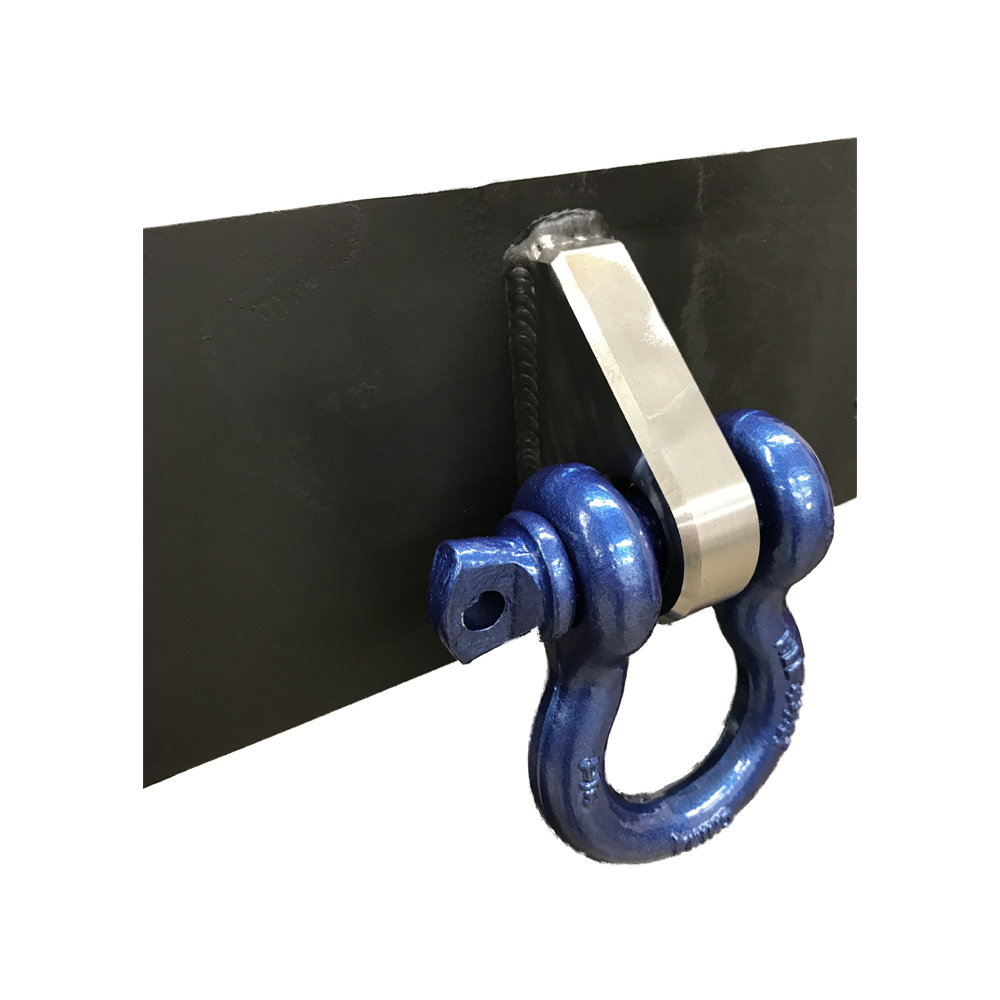 Weld on D-Ring Shackle Clevis Tab Mount Offset AJK Offroad