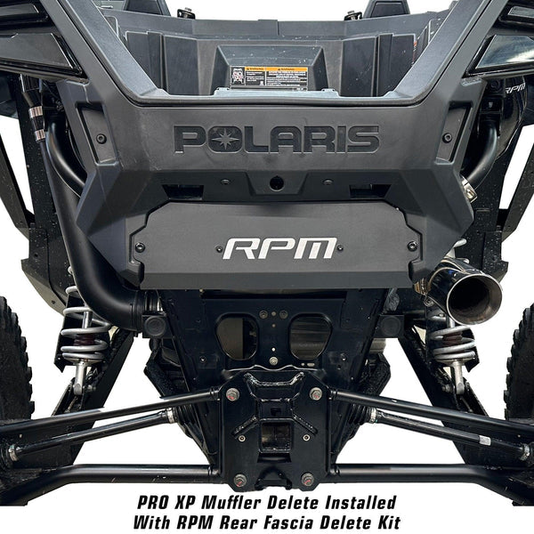 Polaris RZR Pro XP / Turbo R Slip On Muffler Delete (Race Pipe)