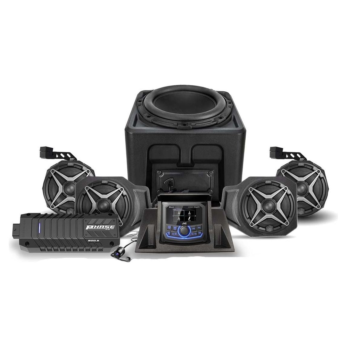 Polaris Ranger XP 1000 A-Spec 5 Speaker Audio System with JVC | SSV Works