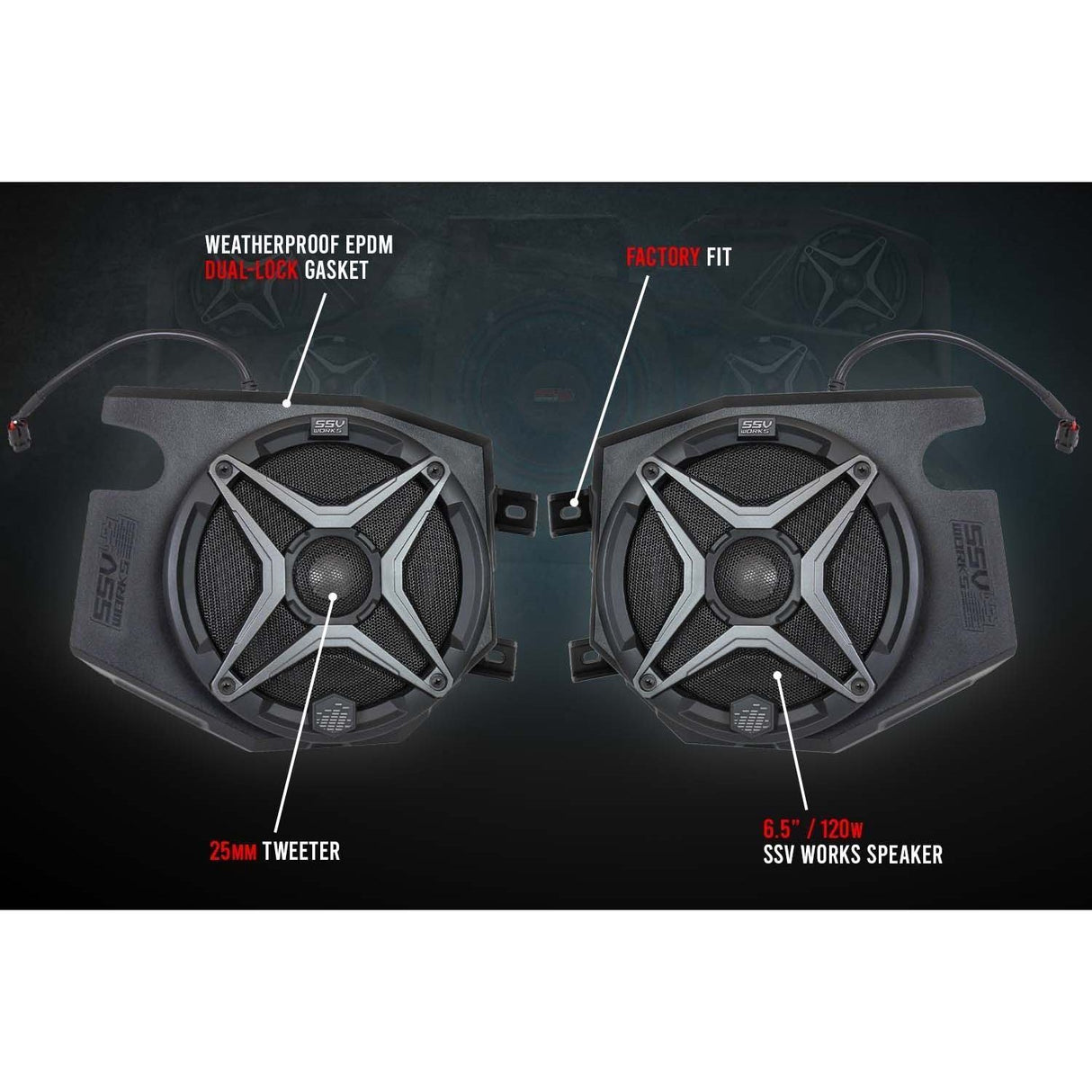 Polaris RZR Ride Command Phase X 5-Speaker Audio System | SSV Works