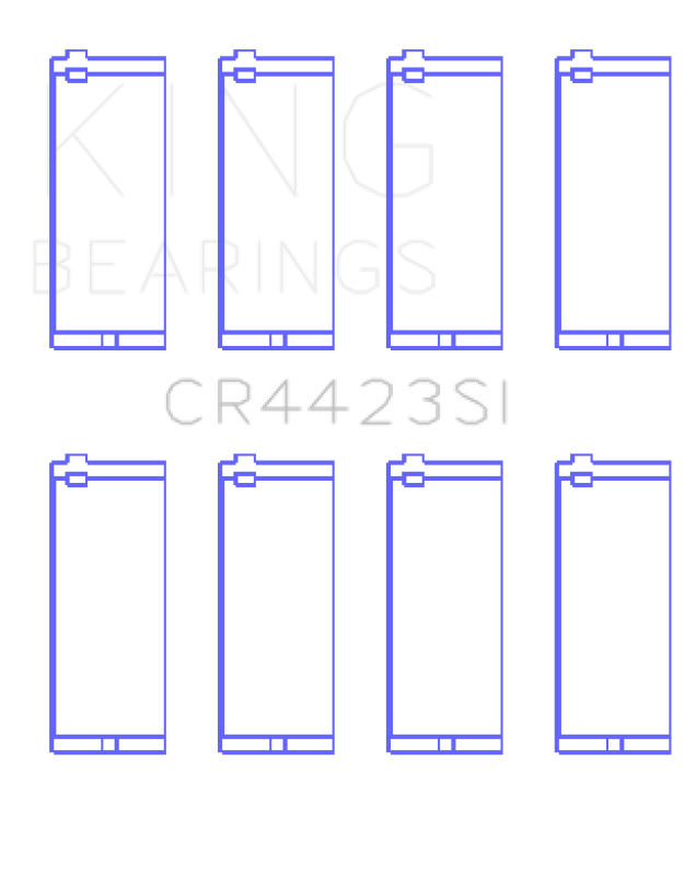 King Engine Bearings Chevrolet 153 OHV Connecting Rod Bearing Set