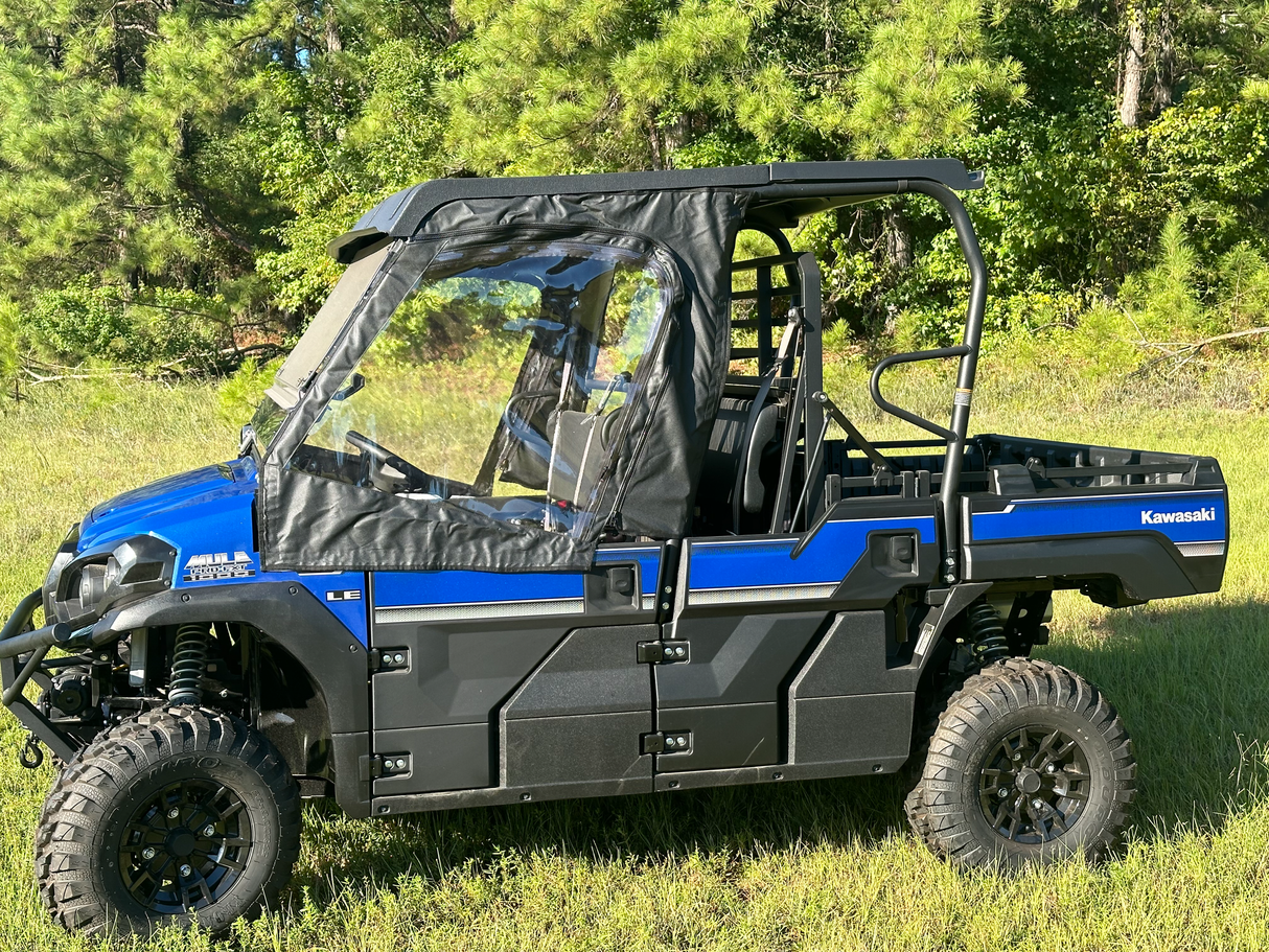 Seizmik Soft Door Kit for Kawasaki KAF 820 Mule Pro-Fx (2015-2024) – Weatherproof UTV Enclosure
