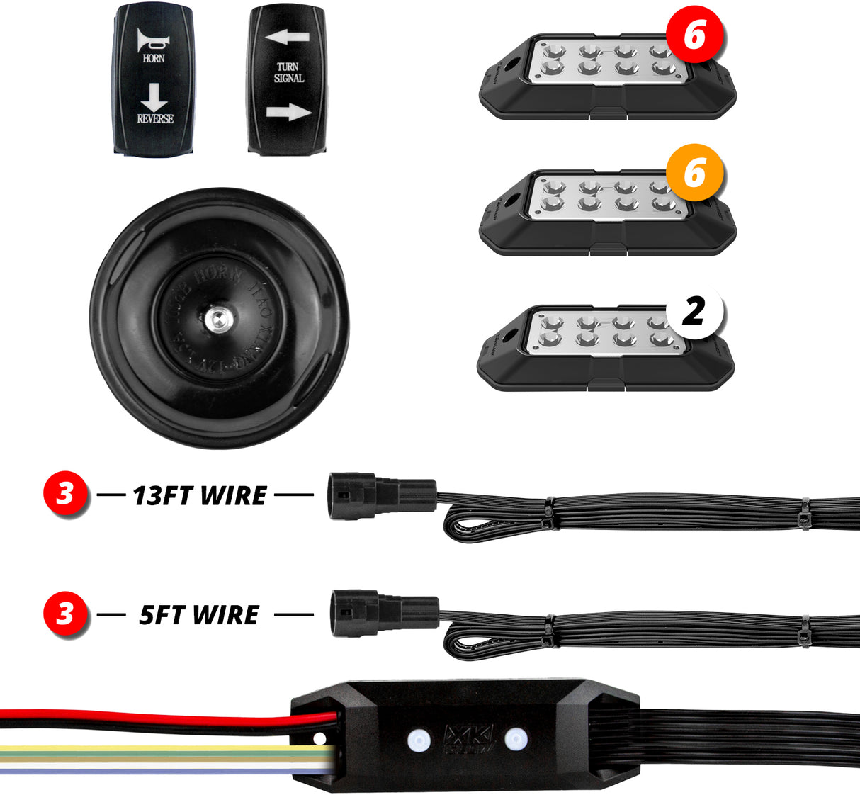 XK GLOW Pro Plug and Play Turn Signal Kit for Enhanced Vehicle Lighting