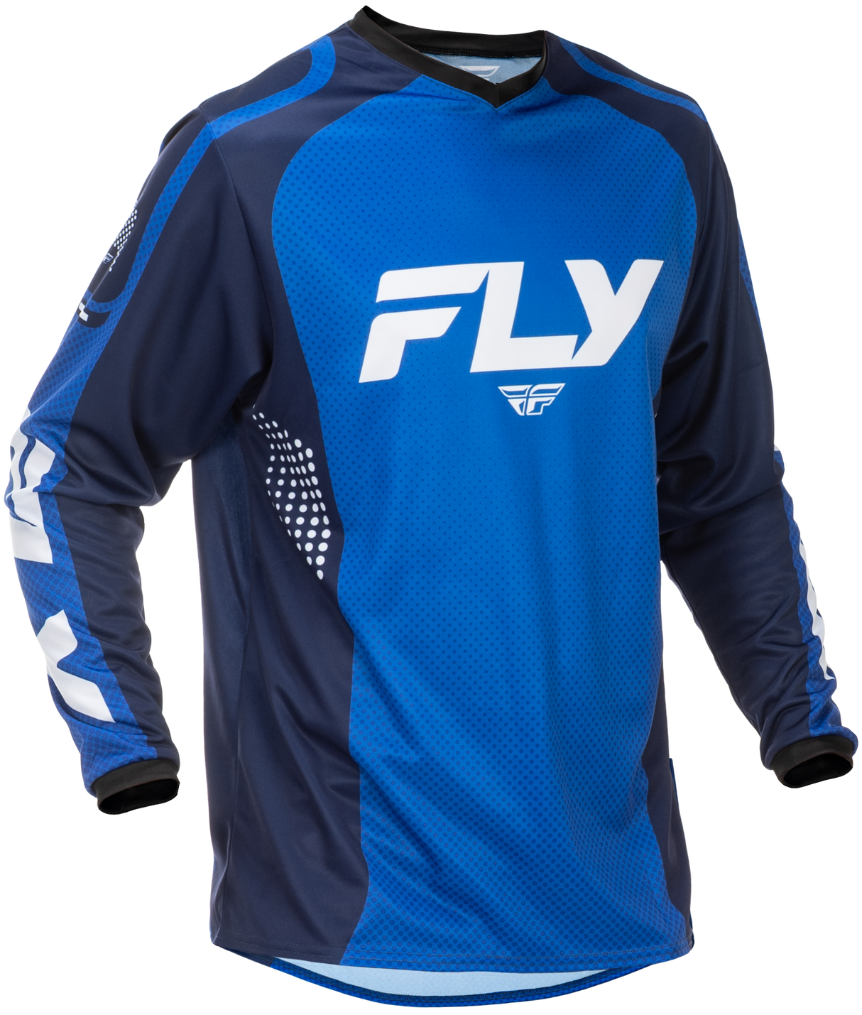 Fly Racing F 16 Jersey Blue/Dark Blue/White Large for Motocross and Off-Road Vehicles