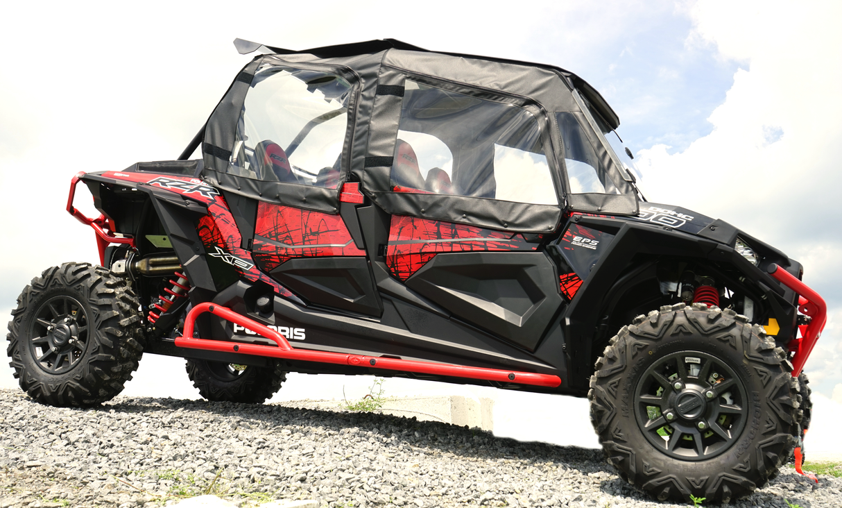Seizmik Soft Upper Doors for 2021 Polaris RZR Models with Wind and Rain Protection