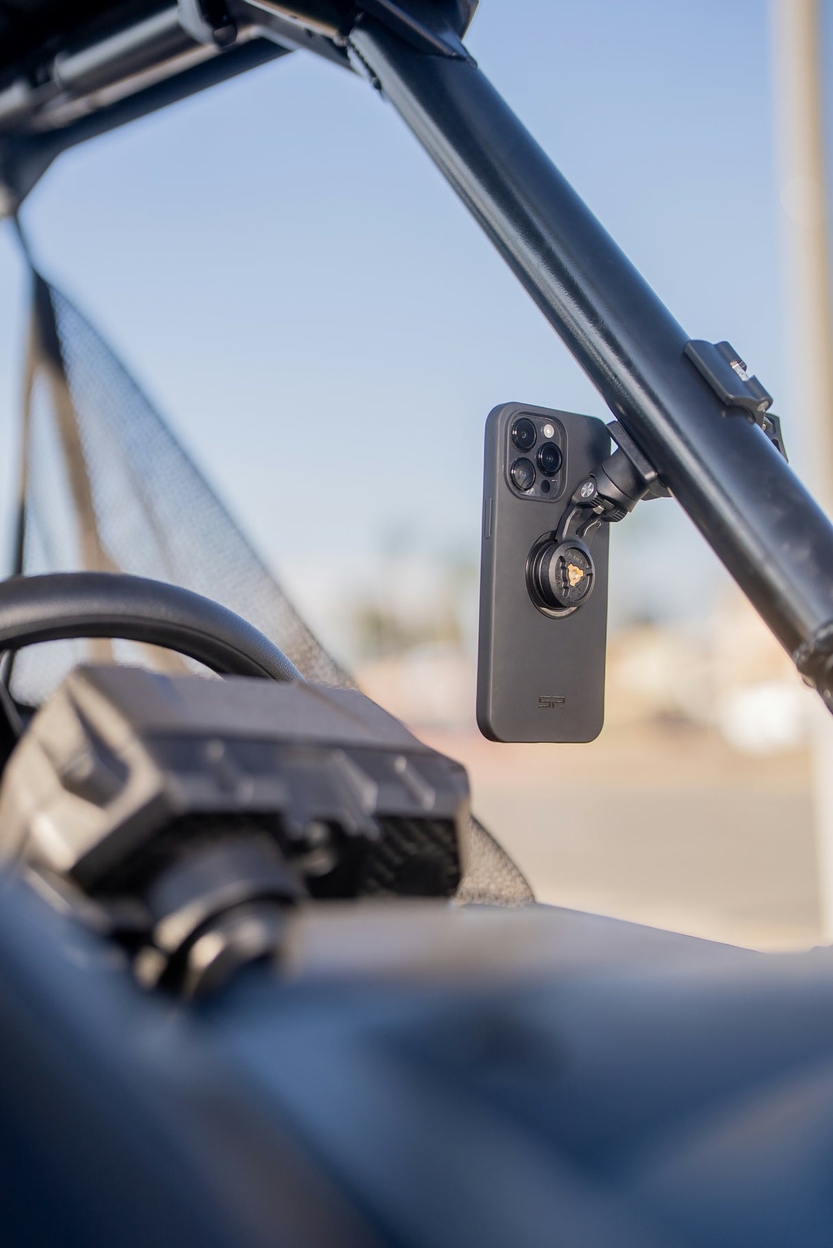 SP CONNECT Roll Cage Mount Black for ATV, UTV, Side by Side - Part #52846